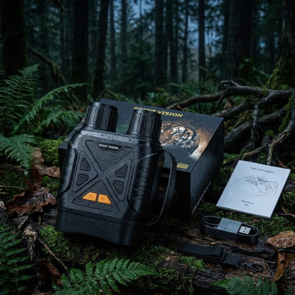 Jumelles Vision Nocturne 1080P – Zoom x10 – Portée 800m – Écran 2.8"