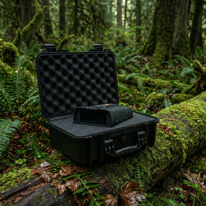 Mallette de Transport Rigide Étanche avec Mousse Prédécoupée – Valise de Protection Antichoc pour Jumelles et Caméras