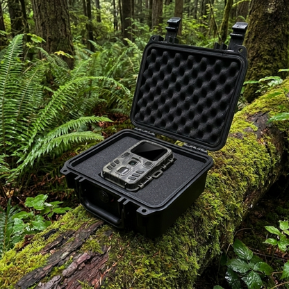 Mallette de Transport Rigide Étanche avec Mousse Prédécoupée – Valise de Protection Antichoc pour Jumelles et Caméras