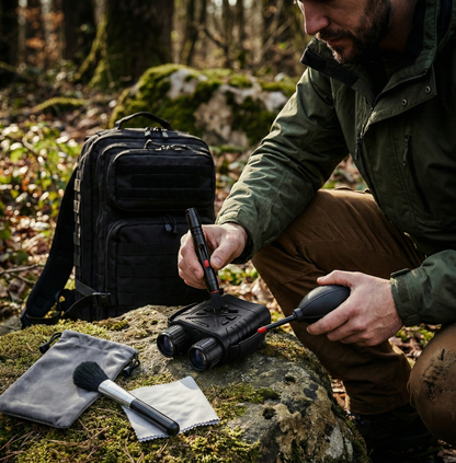 Kit de Nettoyage Optique 5-en-1 Kit de Nettoyage Optique 5-en-1 pour Appareils Numériques - Soufflette d'air, Stylo de Nettoyage, Pinceau et Microfibre