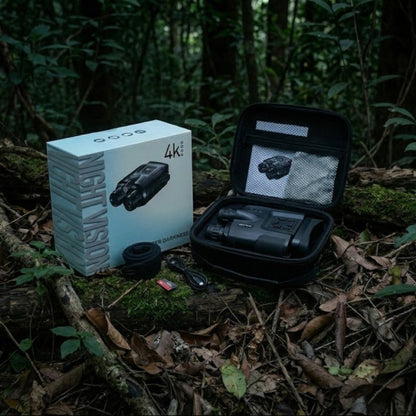 Jumelles Vision Nocturne 4K - Écran 3" et Zoom x8 - Portée 1500m