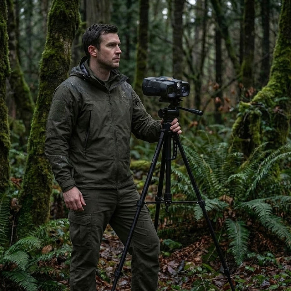 Jumelles Vision Nocturne 4K - Portée 800m et Zoom x10 - Écran 4.5"