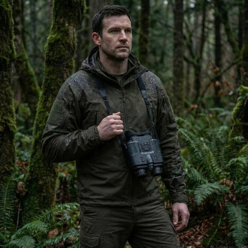 Jumelles Vision Nocturne 4K - Écran 3" et Zoom x8 - Portée 1500m