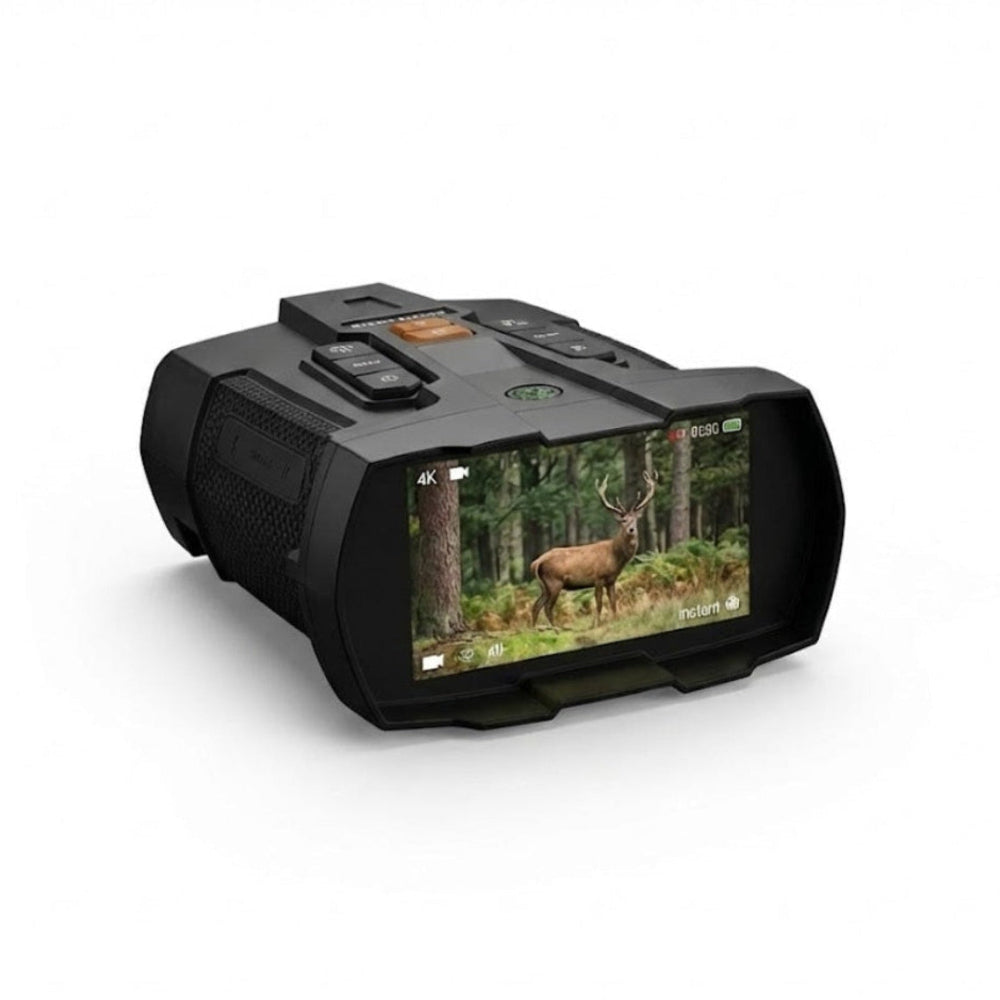 Jumelles Vision Nocturne 4K - Portée 800m et Zoom x10 - Écran 4.5"