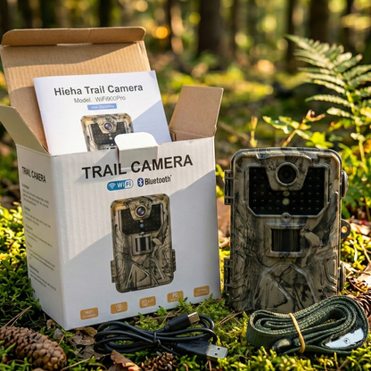 Caméra de Chasse WiFi 4K 30MP – Application Smartphone – Grand Angle 120°
