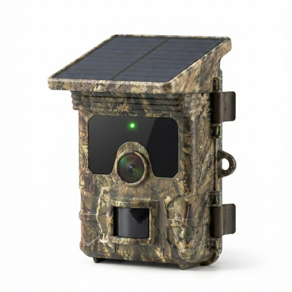 Caméra de Chasse Solaire Infrarouge 30MP 2K – Batterie Lithium Intégrée – Déclenchement 0.2s